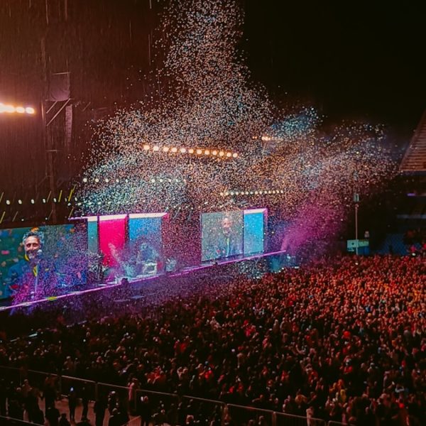 a large crowd of people at a concert